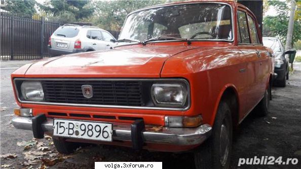 din ultimul mesaj prezentat de 1500 100% originala tinuta in garaj. moskvich 1500, an fabricatie