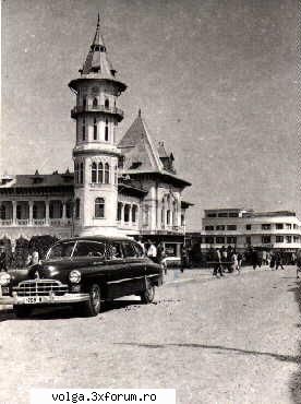 Imagini vechi din Romania... cu tovarase! - ZIM (GAZ-12), Buzau, c. 1959 - Auto