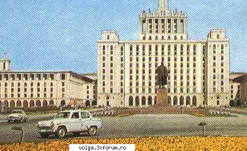 lenin, piata scanteii imagini vechi din romania... cu tovarase!