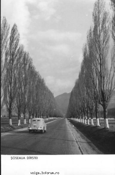 Imagini vechi din Romania... cu tovarase! - Soseaua Dirstei, 1960 - Auto